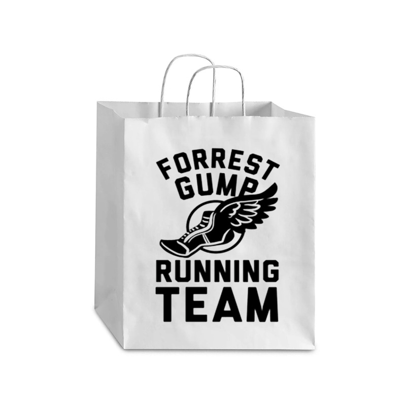 Forrest Gump Running Team Debie Paper Bag - 10 x 5 x 13 by ROXANZALEZ | Artistshot