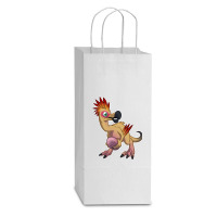 Creature Catcher - Egg Thief Double Wine Paper Bag - 6 1/2 X 3 1/2 X 12 3/8 | Artistshot