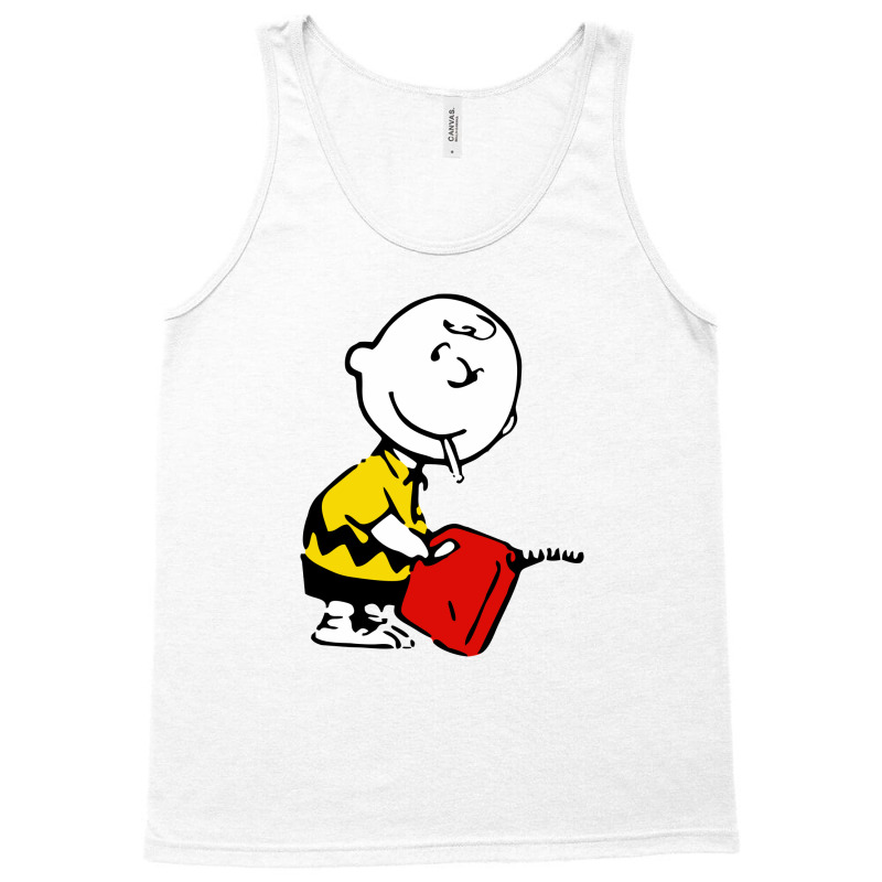 Banksy Charlie Brown Tank Top by linamar | Artistshot