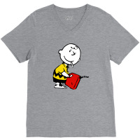 Banksy Charlie Brown V-neck Tee | Artistshot