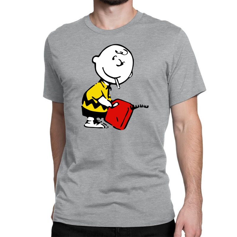 Banksy Charlie Brown Classic T-shirt by linamar | Artistshot