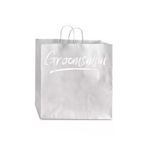 Groomsman Matching Bachelor Party Groomsmen Group Jumbo Paper Bag - 18 X 7 X 18 3/4 | Artistshot