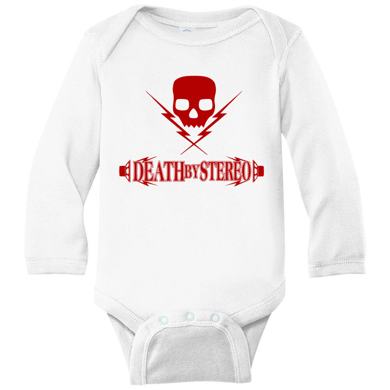 Death By Stereo Long Sleeve Baby Bodysuit by linamar | Artistshot