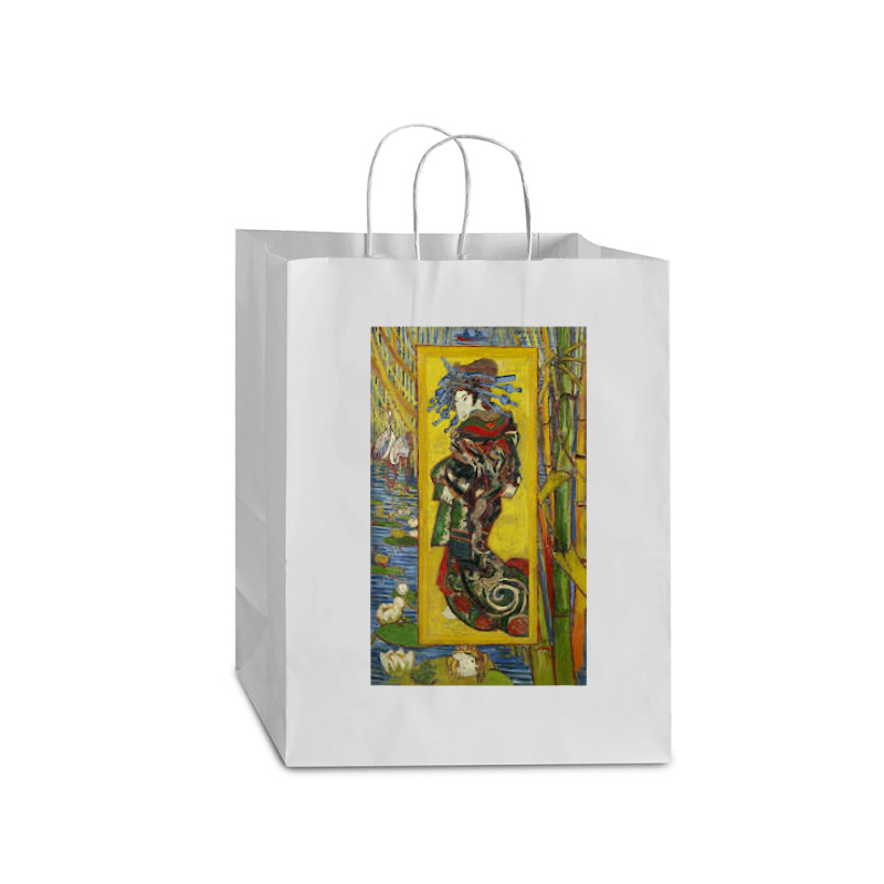 Van Gogh Courtesan Yaballe Drop Shirt T Shirt Mart Paper Bag -13 X 7 X 17 | Artistshot