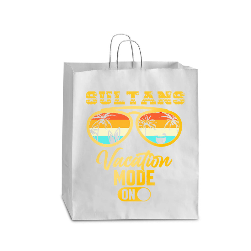 Sultans T Shirt Sultans Maldives Summer Vacation Queen Paper Bag - 16 X 6 X 19 1/4 | Artistshot