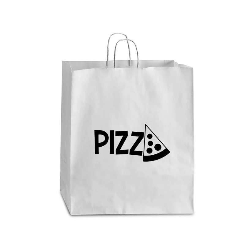 Hunger Salami 1 Piece Cut Out Delicious Pizza Fast Food Food Diet Unhe Queen Paper Bag - 16 X 6 X 19 1/4 | Artistshot