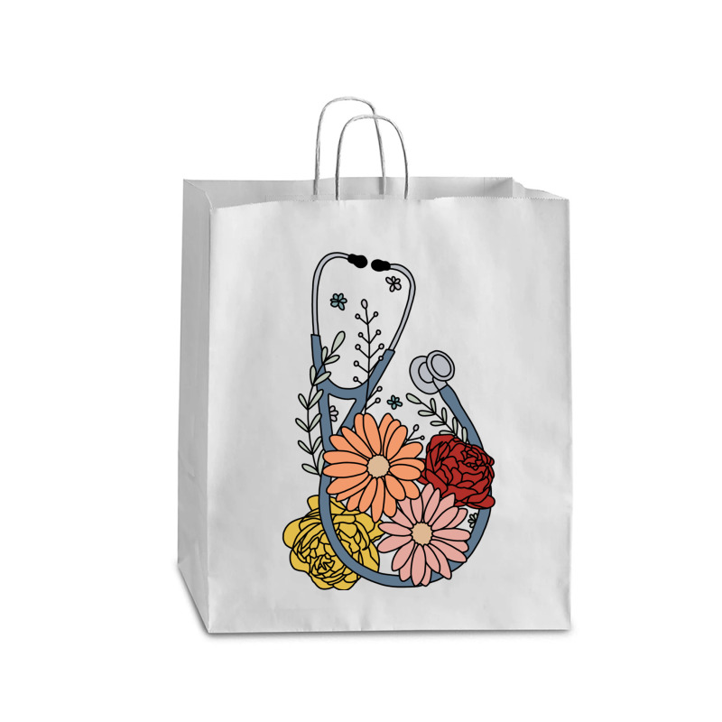 Flower Stethoscope Queen Paper Bag - 16 X 6 X 19 1/4 | Artistshot