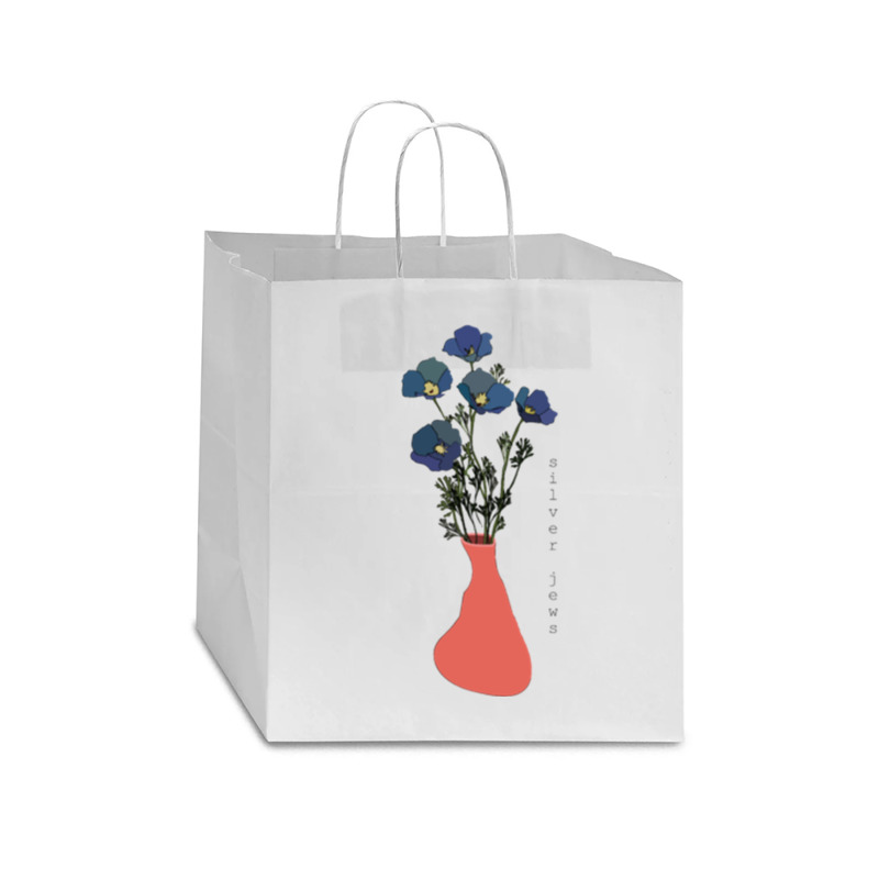 Silver Jews  Blue Arrangements Star Paper Bag - 13 X 7 X 13 | Artistshot