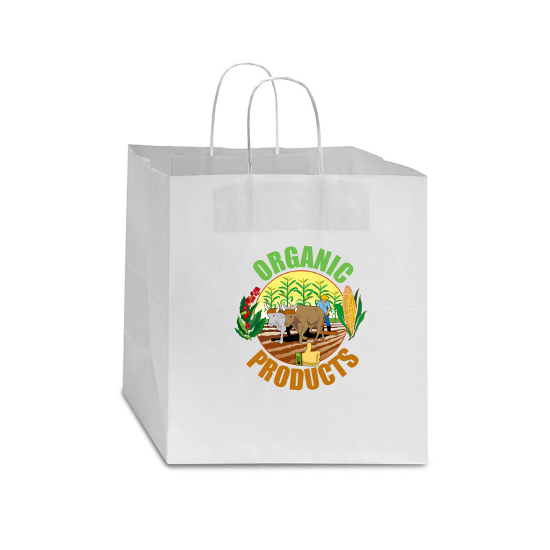 Organic Products Star Paper Bag - 13 X 7 X 13 | Artistshot