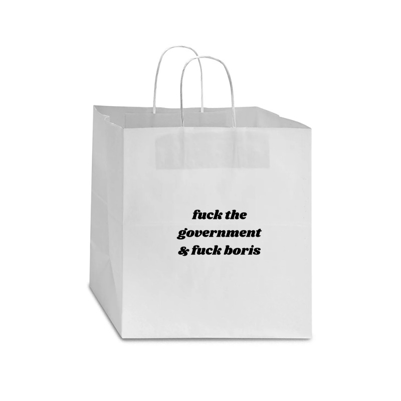 Fuck Boris Star Paper Bag - 13 X 7 X 13 | Artistshot