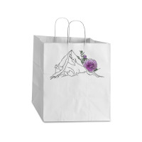 Warrior Woman Premium T Shirt Take Out Paper Bag - 14 X 10 X 15 1/2 | Artistshot