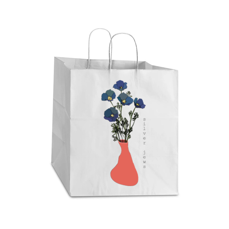 Silver Jews  Blue Arrangements Take Out Paper Bag - 14 X 10 X 15 1/2 | Artistshot