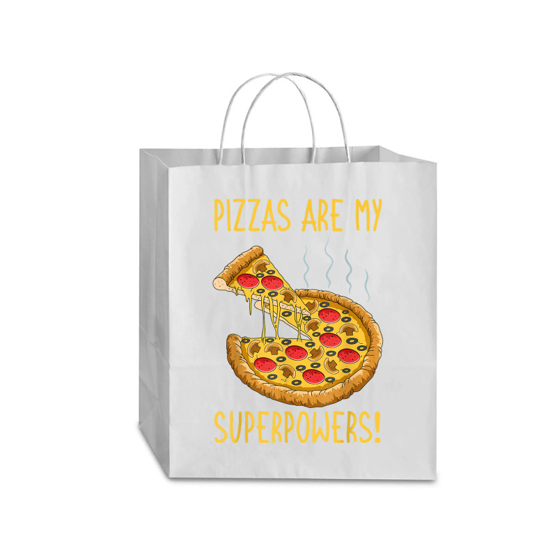 Pizza Superpower Slice Crust Neapolitan Pizzaiolo Pizzeria Traveler Paper Bag -13 X 6 X 15 3/4 | Artistshot