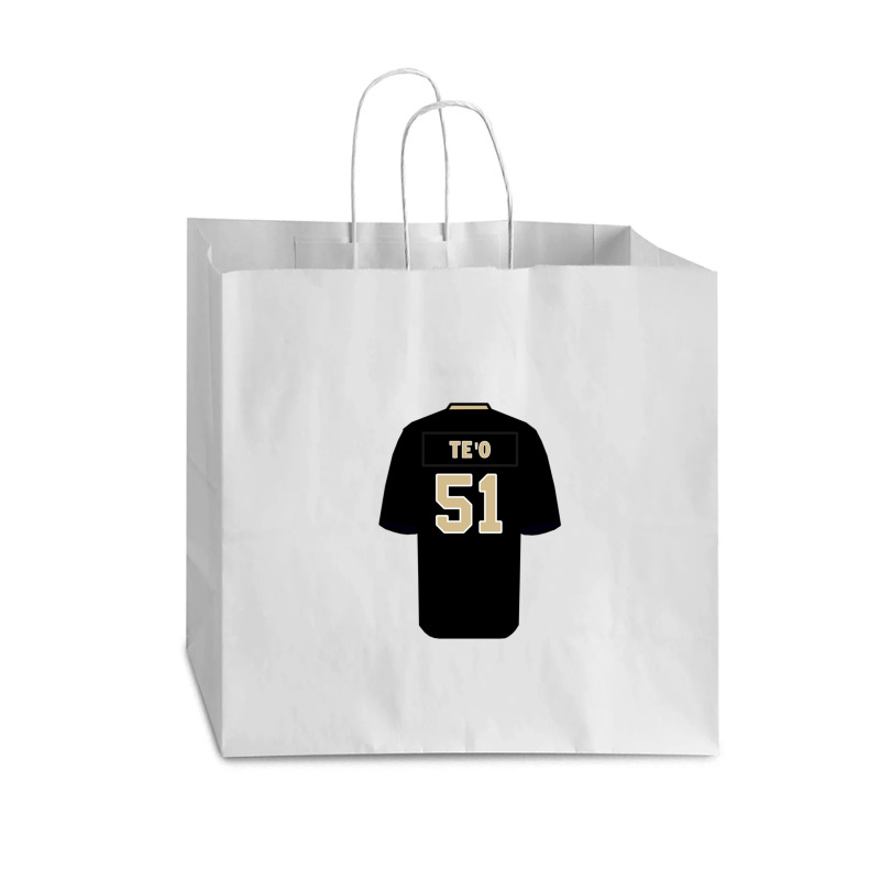 Manti Te'o Jersey Vogue Paper Bag - 16 X 6 X 12 | Artistshot