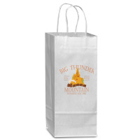 Vintage Camping Lover Big Thunder Mountain Camping Life Wine Paper Bag - 5 1/2 X 3 1/4 X 13 | Artistshot