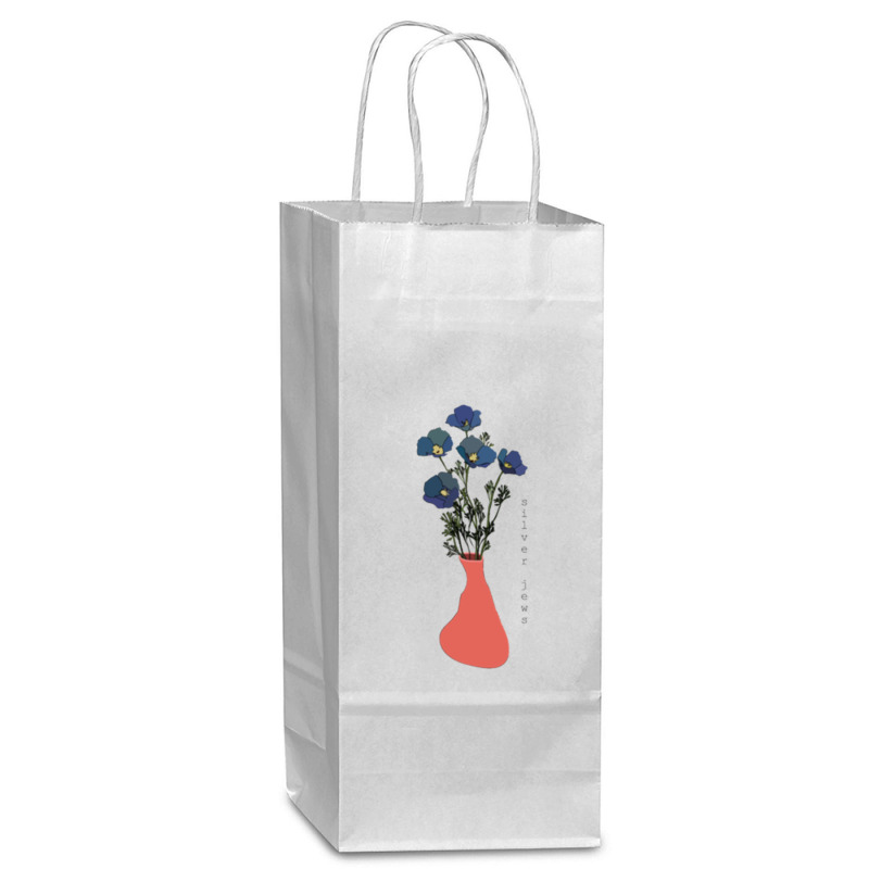 Silver Jews  Blue Arrangements Wine Paper Bag - 5 1/2 X 3 1/4 X 13 | Artistshot