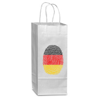 German Fingerprint Germany Flag Deutsche Dna Cute Patriotic Wine Paper Bag - 5 1/2 X 3 1/4 X 13 | Artistshot