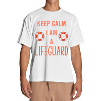 Police Keep Calm I Am A Life Guard Seashore Marine Police Duty Urban Heavy T-shirt | Artistshot