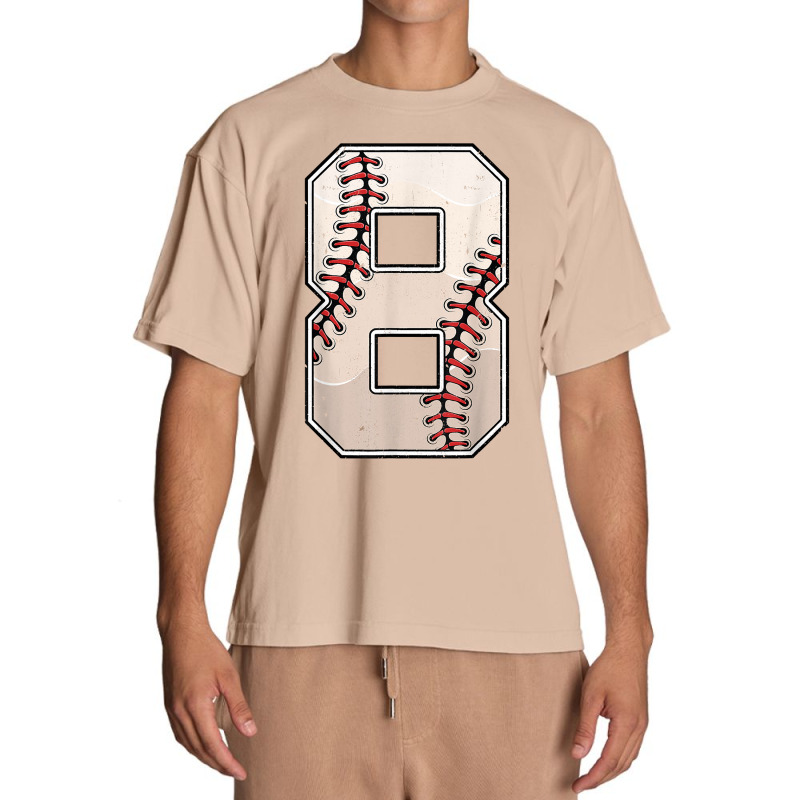 Baseball Birthday Boy Eight 8 Years Old Eighth 8th Bday Kids T Shirt Urban Heavy T-shirt by jacolepachew | Artistshot