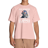 July George Washington 1776 Tee Stay Strapped Or Get Clapped Tank Top Urban Heavy T-shirt | Artistshot