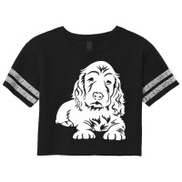 Cocker T  Shirt Cute Cocker Spaniel Gift T  Shirt Scorecard Crop Tee | Artistshot