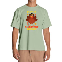 Thanksgiving Kids I'm The Smartest Turkey Family Matching Thanksgiving Urban Heavy T-shirt | Artistshot