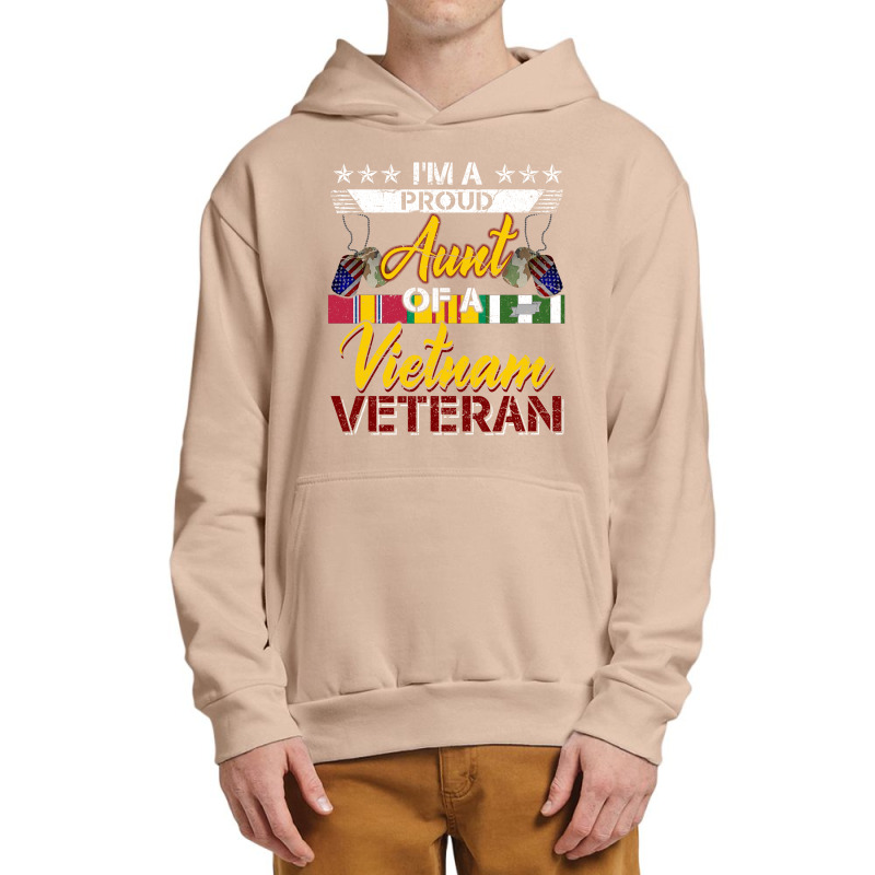 Vietnam Veteran Shirts Proud Aunt Tees Men Boys Gifts Urban Pullover Hoodie | Artistshot