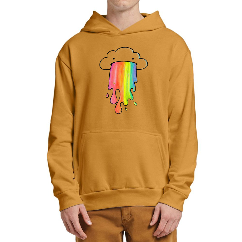 Cloud Overlay Rainbow Urban Pullover Hoodie by dikokazei | Artistshot