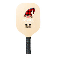 Joyful Gnome Buffalo Plaid Matching Family Christmas Pajama T Shirt Pickleball Paddle | Artistshot