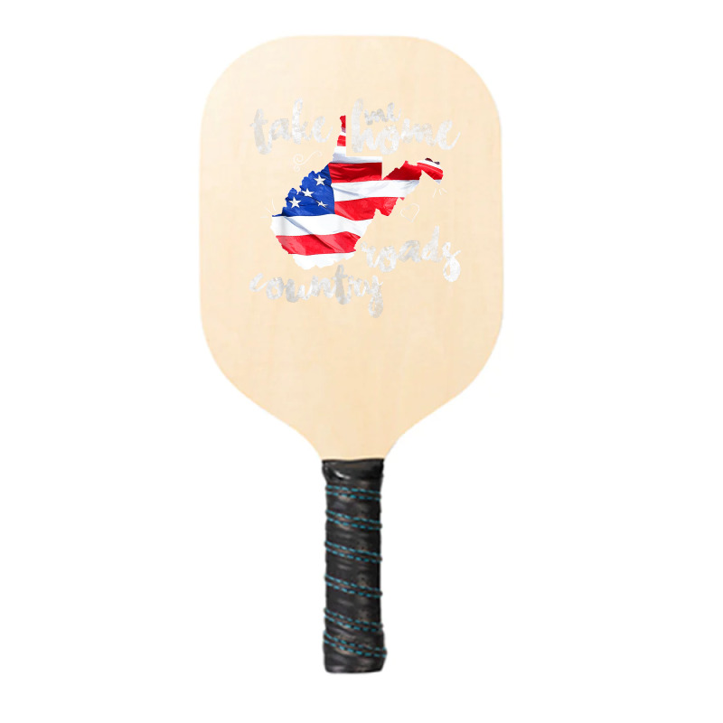 Wv Country Roads Enlarged Version West Virginia T Shirt Pickleball Paddle | Artistshot