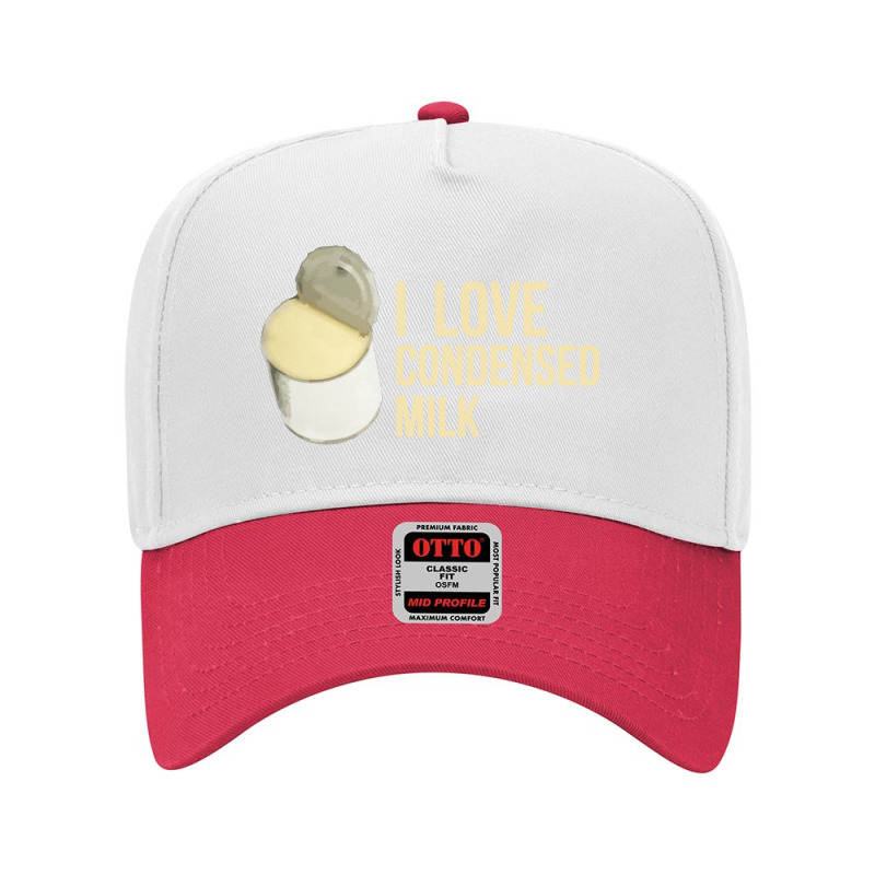 I Love Condensed Milk Adjustable Baseball Cap | Artistshot