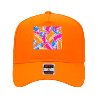 Analog Synthesizer Repeat Pattern Collage Artwork Design Adjustable Baseball Cap | Artistshot