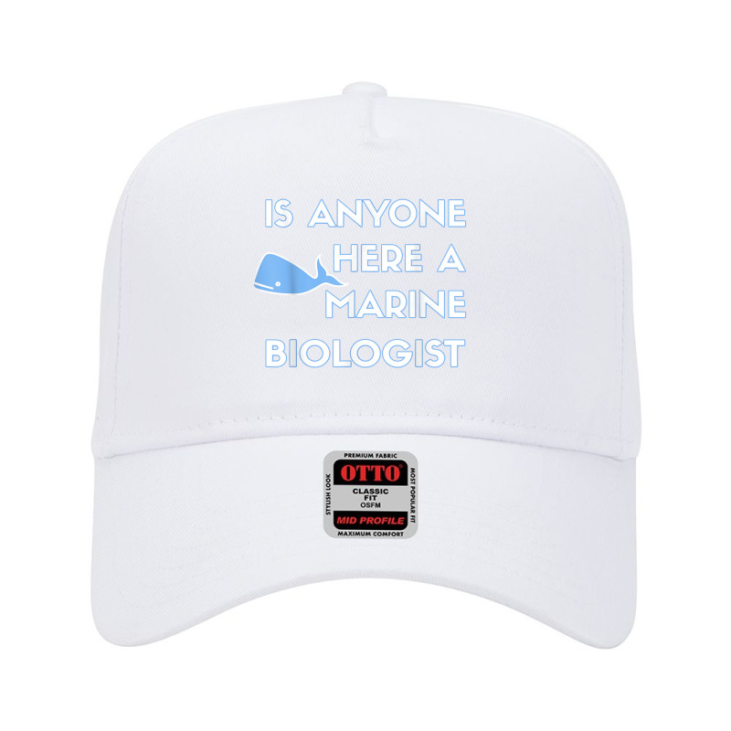 Is Anyone Here A Marine Biologist Adjustable Baseball Cap by suvukana | Artistshot