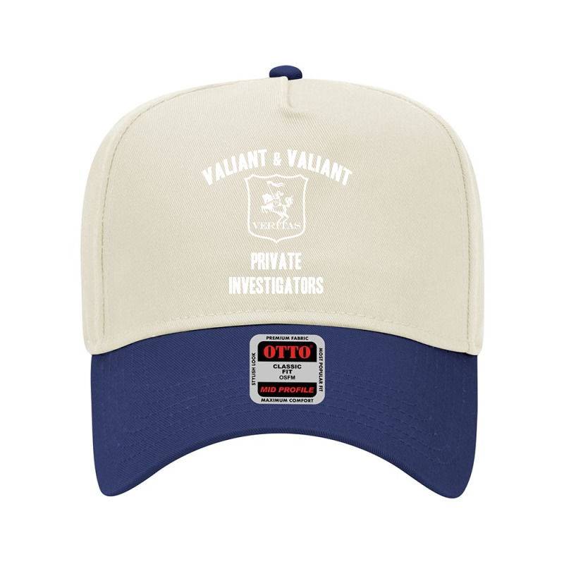 Valiant And Valiant Private Investigators Adjustable Baseball Cap by Menelz | Artistshot