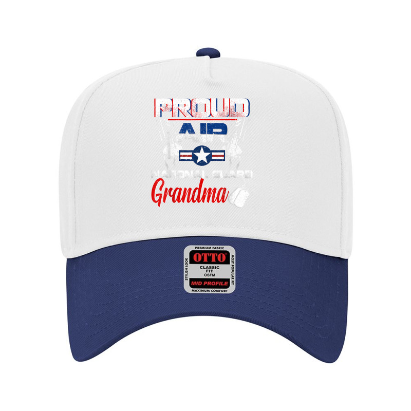 Proud Air National Guard Grandma Air Force Veterans Day Mens T Shirt Adjustable Baseball Cap by AshleyPenez | Artistshot