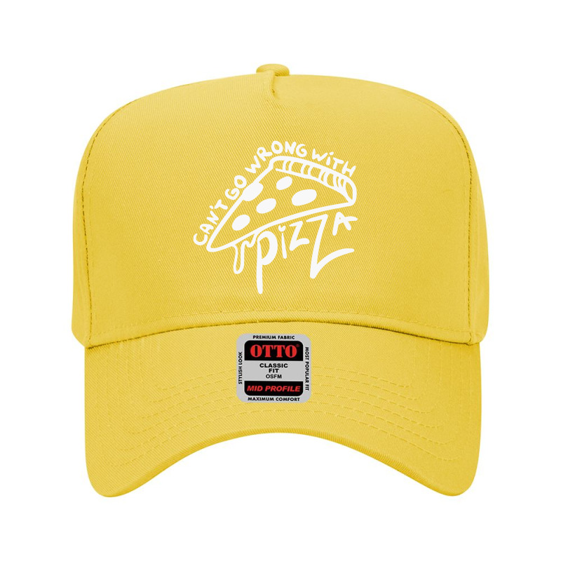 Can't Go Wrong With Pizza Adjustable Baseball Cap by marceliana | Artistshot