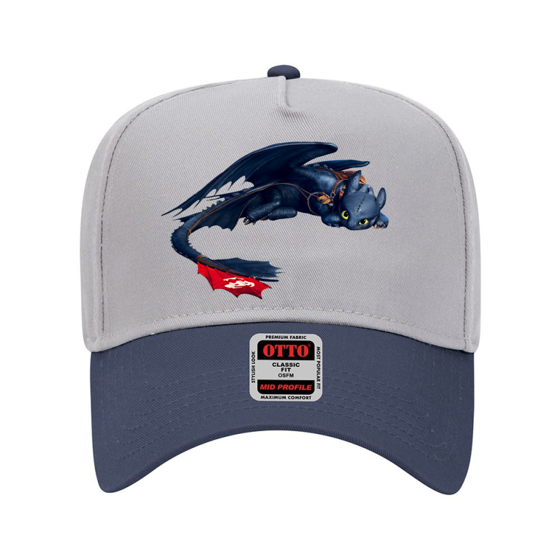 Night Dragon Fury Red Tail Adjustable Baseball Cap | Artistshot