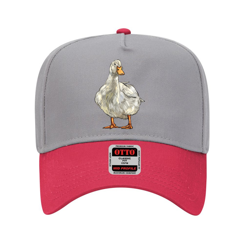 American Pekin Duck Adjustable Baseball Cap by LillyAllenDesigns | Artistshot