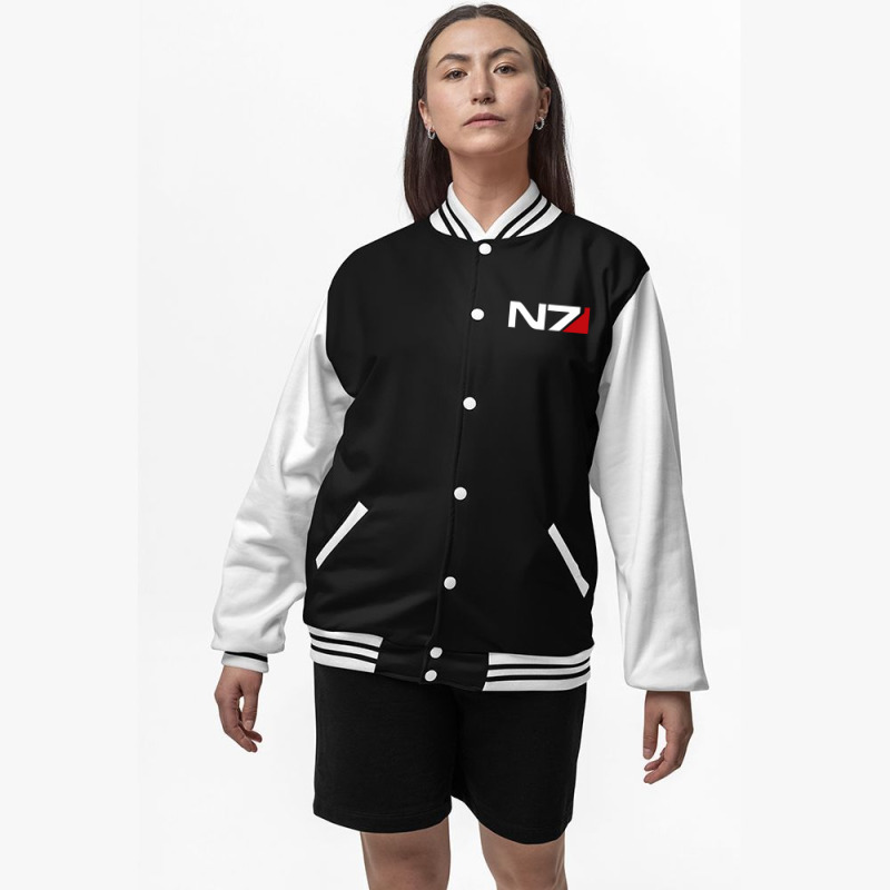 Mass Effect N7 Logo Bomber Jacket | Artistshot