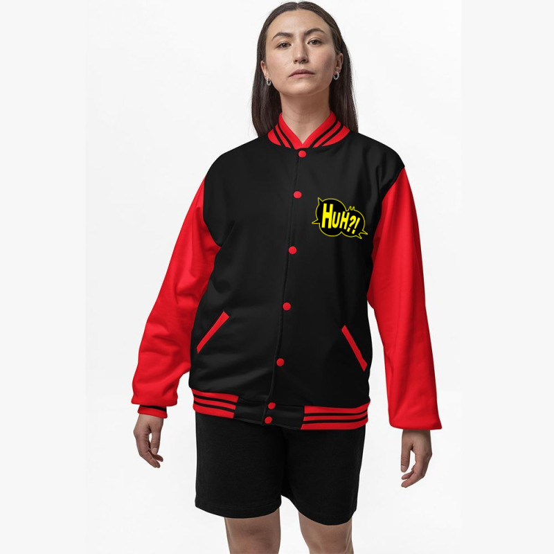 Huh Bang Pow Boom Splat Carto Bomber Jacket | Artistshot