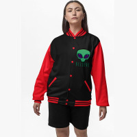 Believe Alien Head Bomber Jacket | Artistshot