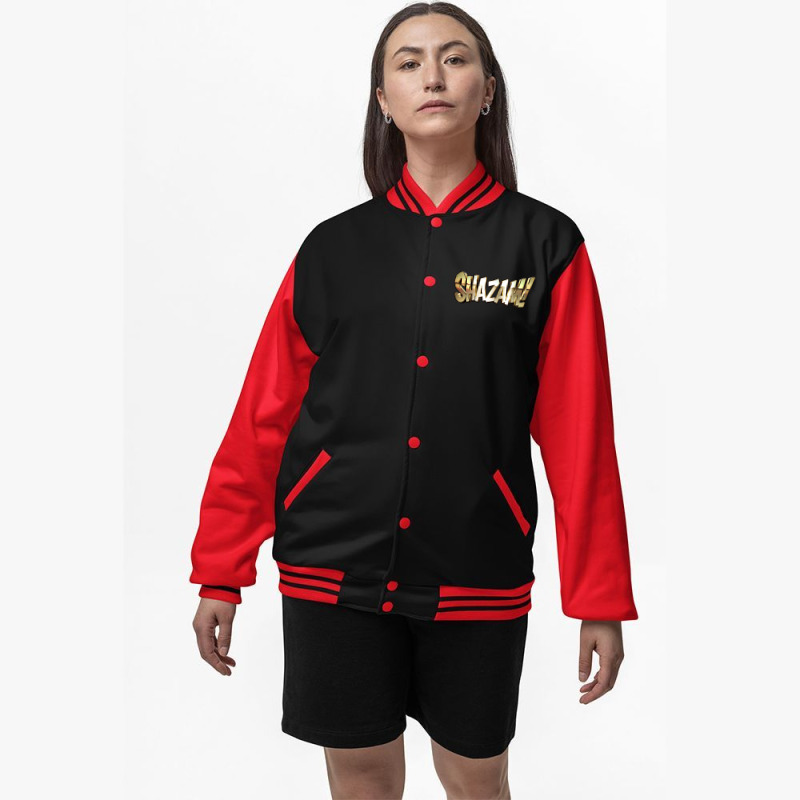 Shazam Gold Bomber Jacket | Artistshot