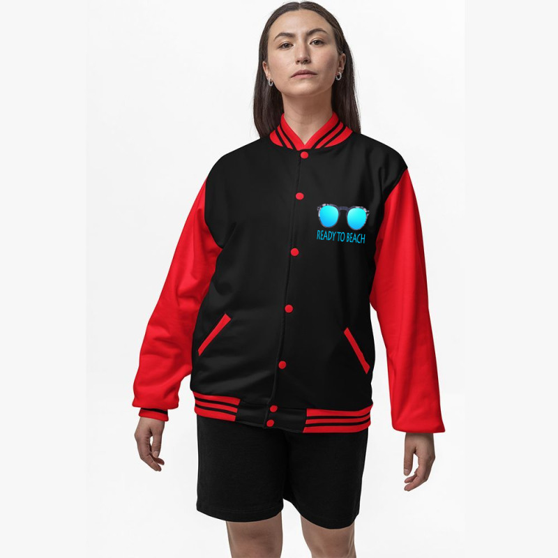 Ready To Beach Bomber Jacket by Ran Studio | Artistshot