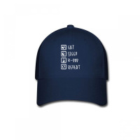 Eat Sleep K-pop Repeat Perfect Combination Music Shirt Essential Baseball Cap | Artistshot