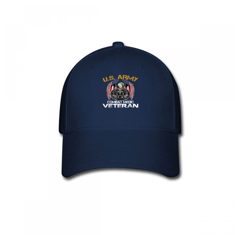 Proud Us Army Combat Medic, Perfect Veteran Medical Military Baseball Cap by LINDAFRAZIER | Artistshot