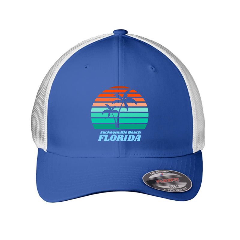 Jacksonville Beach For People Who Like Beach Vacations And Ocean Sea S Mesh cap by cm-arts | Artistshot