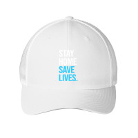 Stay Home Save Lives %23stayhome Mesh Cap | Artistshot