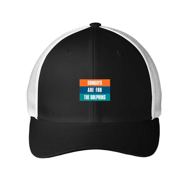 Sundays Are For The Dolphins Miami Footbal Mesh Cap | Artistshot