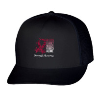 Family Support Meningitis Awareness T Shirt Trucker Cap | Artistshot