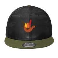 American Sign Language I Love You Thanksgiving Turkey Long Sleeve T Sh Camo Snapback | Artistshot